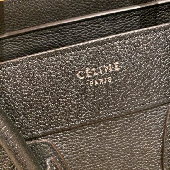 Celine Micro Luggage - Pebbled Black - Picture 3 of 5